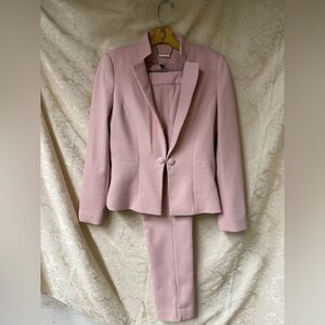 White House Black Market Baby Pink Pantsuit